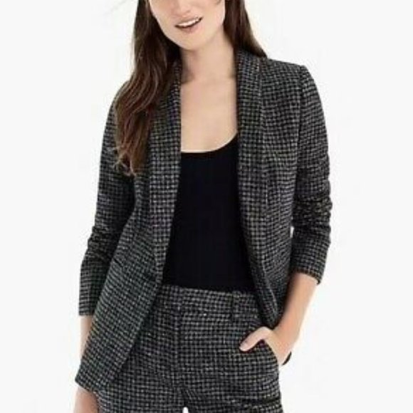 J. Crew Jackets & Blazers - NWT J.Crew Parke Wool Houndstooth Blazer size 2